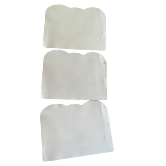 Vintage 90s Halloween Scarecrow Crow Moon Vinyl Placemats Set of 3 - Picture 4 of 5